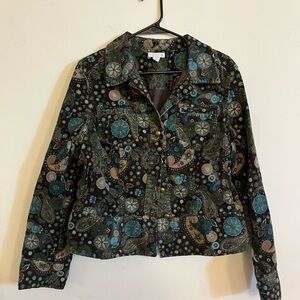 Paisley corduroy jacket